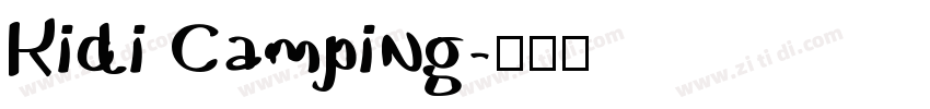 Kidi Camping字体转换